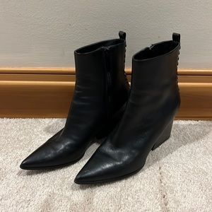 Kendall + Kylie stud black bootie 9